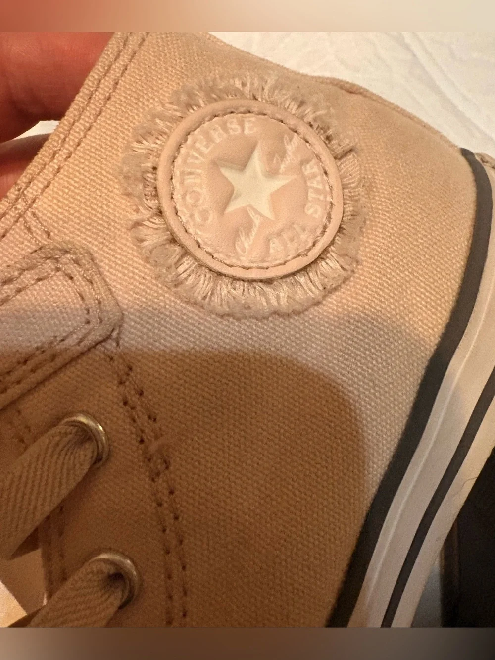 Converse Chuck Taylor All Star “Ruffles & Bows” High Top Sneakers- Pink- Size 10